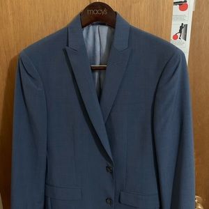 Blue Slim Fit Suit Jacket